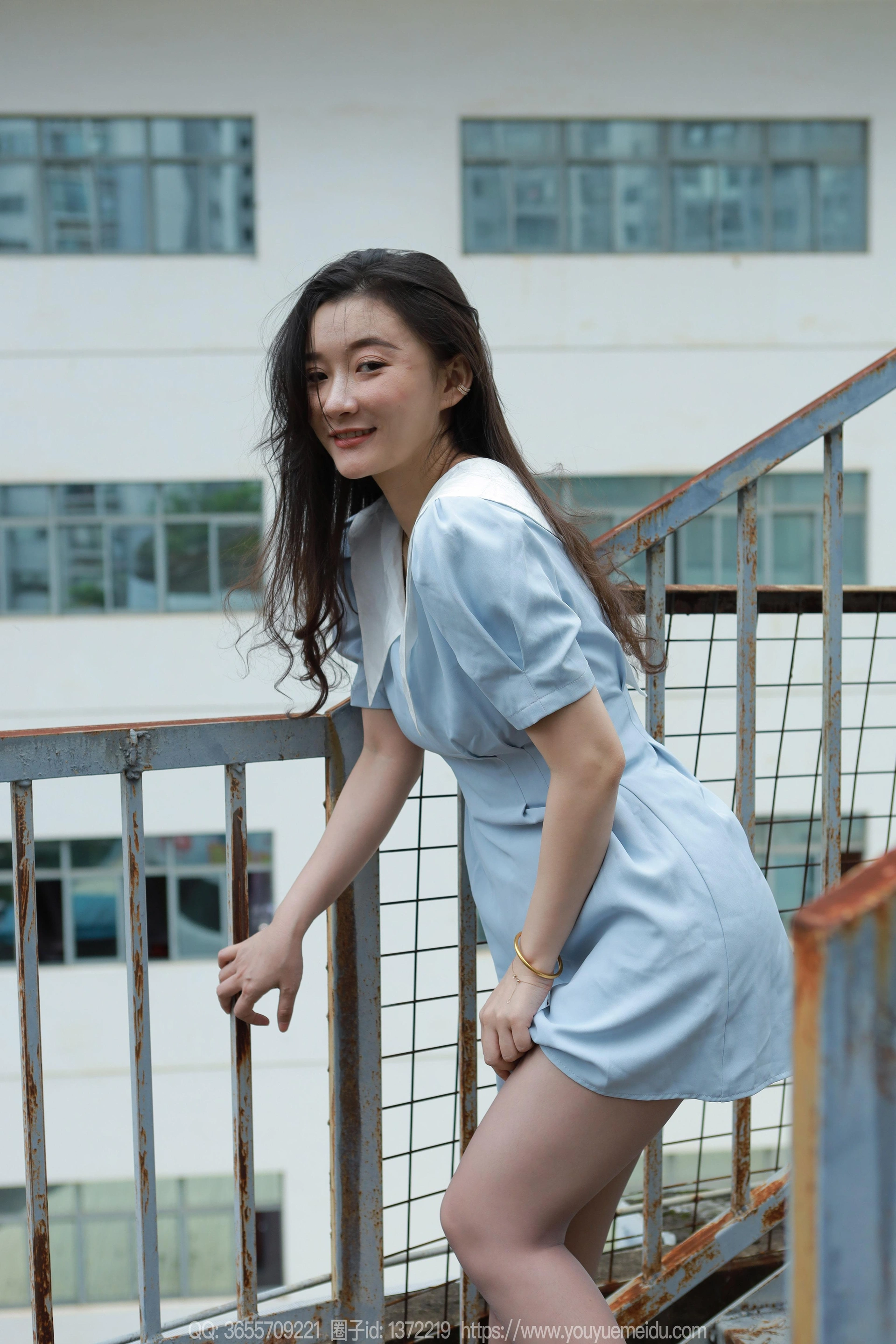 [IESS异思趣向] 2024.04.22 丝享家 1722 秋秋《蓝裙甜妹》 1